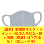 【最新】愛媛県マスク・トイレット紙の入荷状況・購入店舗（在庫）は？穴場も！【松山・伊予】