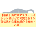 【最新】鳥取県マスク・トイレット紙はどこで買える？入荷状況や在庫を紹介【岩美・八頭】